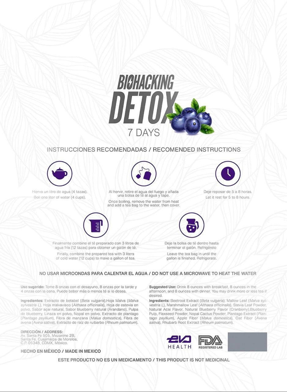 Biohacking Detox - Adelgazante